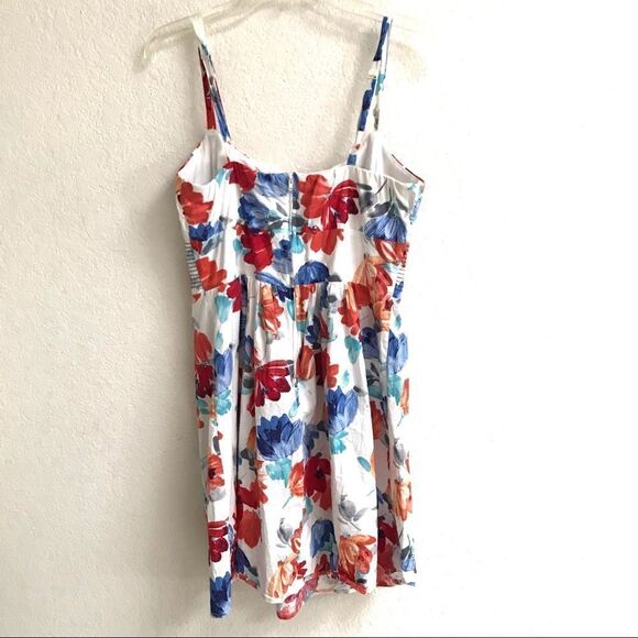 Be Smart Y2K milkmaid floral spaghetti strap mini sundress 10 - Picture 3 of 7